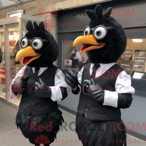 Black Hens maskotdraktfigur...