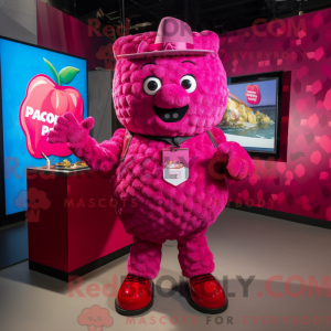 Magenta traz máscara de...