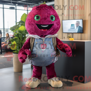 Magenta Raspberry mascot...