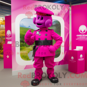 Postava maskota Magenta...