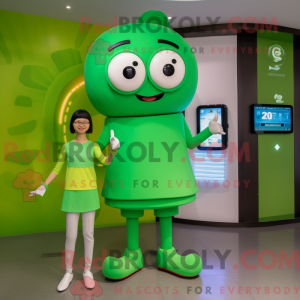 Green But mascot costume...