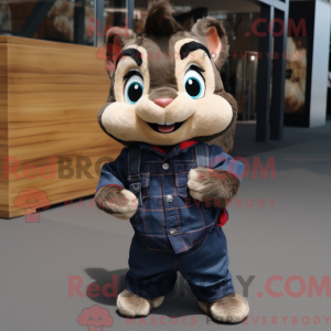 Black Chipmunk mascot...