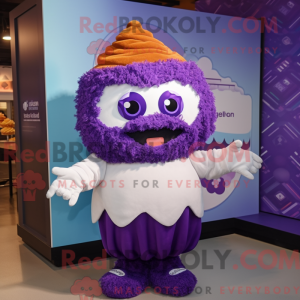 Purple Cupcake mascot...
