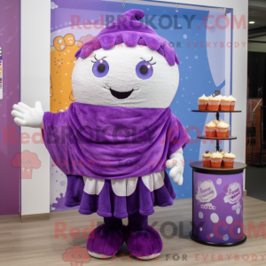 Purple Cupcake mascot...