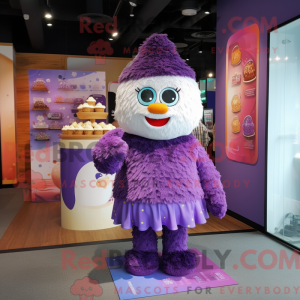 Lilla Cupcake maskot...