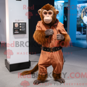 Rust Capuchin Monkey mask...
