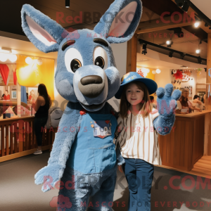 Blue Donkey maskot...