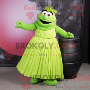 Lime Green Momentum mascot...