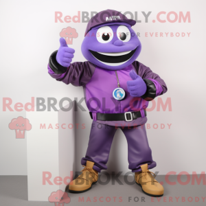 Purple Wrist Watch mascot...