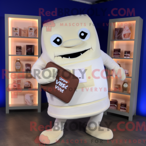 White Chocolate Bar mascot...