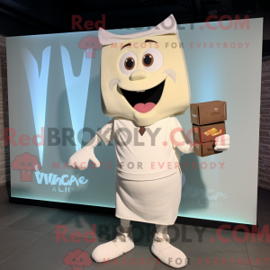 White Chocolate Bar maskot...