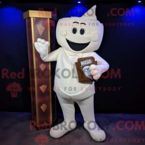 White Chocolate Bar maskot...