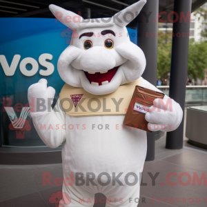 White Chocolate Bar mascot...