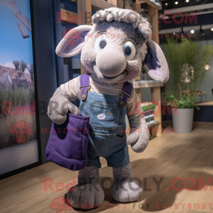 Lavender Sheep mascot...