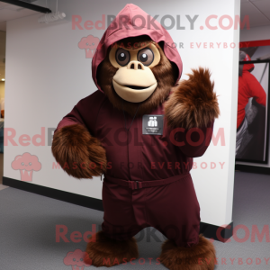 Maroon Gorilla mascot...
