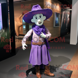Lavender Cowboy mascot...