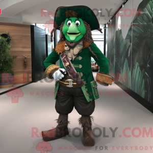 Maska pirata Forest Green z...