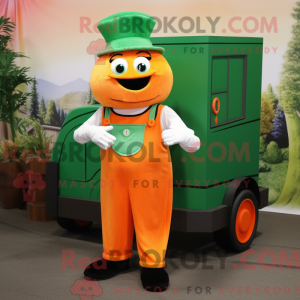 Skoggrønn oransje máscara...
