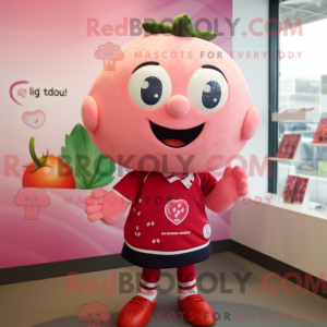 Pink Strawberry maskot...