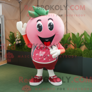 Pink Strawberry maskot...