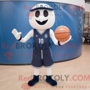Navy Basketball Ball maskot...