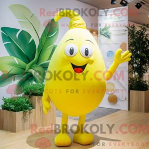 Citrongul løg maskot...