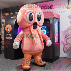 Peach Kraken Maskottchen...