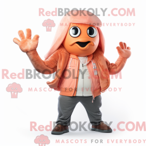 Peach Kraken maskot kostume...