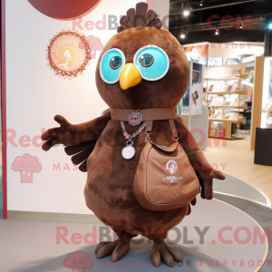 Brown Peacock mascot...