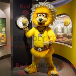 Yellow Chief mascot costume...