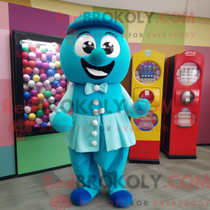 Cyan Gumball Machine...