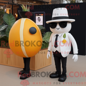 Hvid grapefrugt maskot...