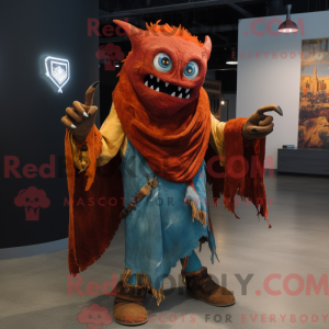 Rust Demon maskot kostume...
