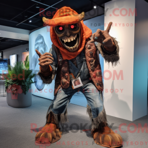 Rust Demon mascottekostuum...