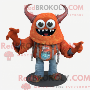 Rust Demon maskot drakt...