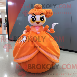 Peach Mandarin mascot...