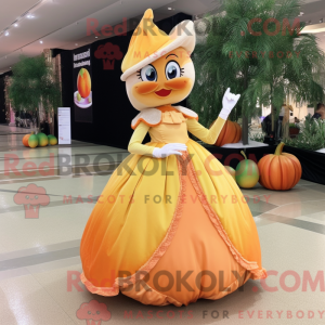Peach Mandarin mascot...