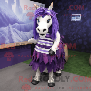 Purple Quagga mascot...