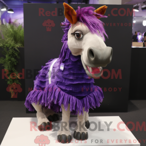 Lilla Quagga maskot kostume...