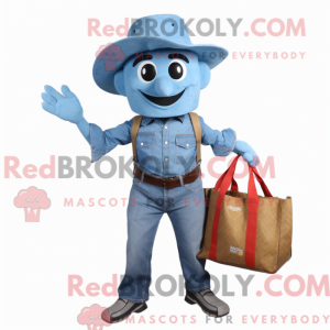Postava maskota Sky Blue...