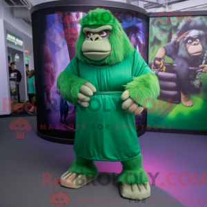 Green Gorilla mascot...