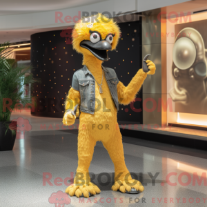 Gull Emu maskot drak...