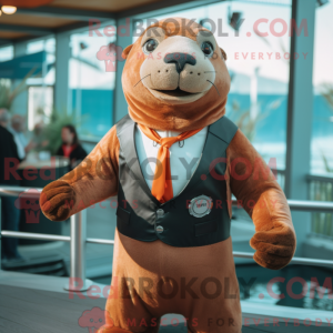 Rust Sea Lion maskot...