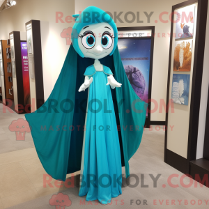 Teal Tooth Fairy mascot...