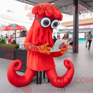 Red Fried Calamari máscara...