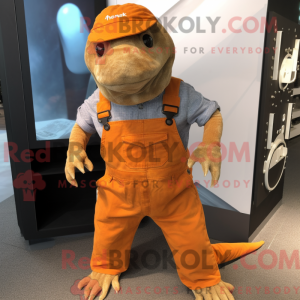 Rust Komodo Dragon maskot...