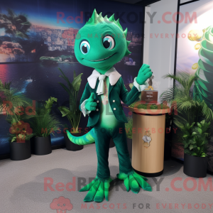 Forest Green Mermaid mascot...