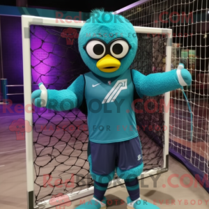 Blågrön Volleyboll Nett...