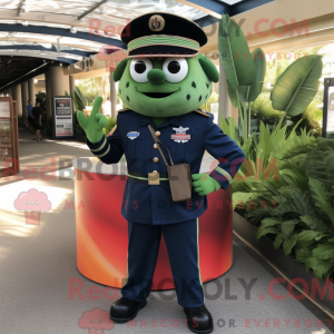 Navy vannmelon maskot drakt...