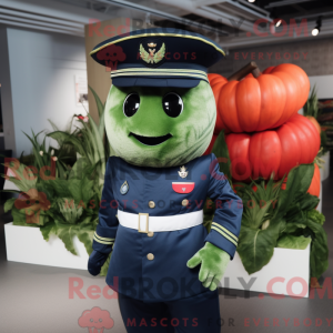 Navy vandmelon maskot...